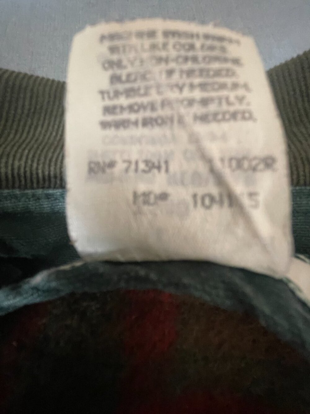 Vintage L.L. Bean Wool Plaid Lined Barn Coat Large Green - Picture 9 of 14